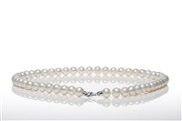 Collana Promesse Donna Fresh Water in Oro bianco Perla FRPECO5